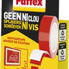 Pattex geen spijkers schroeven 120kg | binnen buiten oplossingen montagetape | montagetape 1,5 m verpakking.