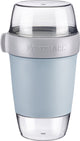 Westmark lunchpot, groot, met 3 lekvrije compartimenten: 350 ml + 600 ml + 200 ml, kunststof, natuurlijk bpa-vrij, blauw grijs helder, 5287226b