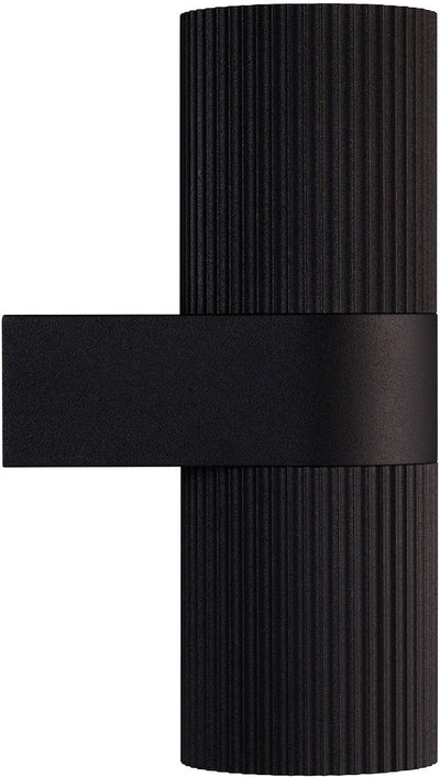 Nordlux kyklop ripple-wandlamp-2xgu10-zwart