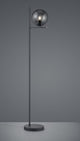 Trio pure - vloerlamp - antraciet - excl. 1x e14 28w - rookkleurige glas