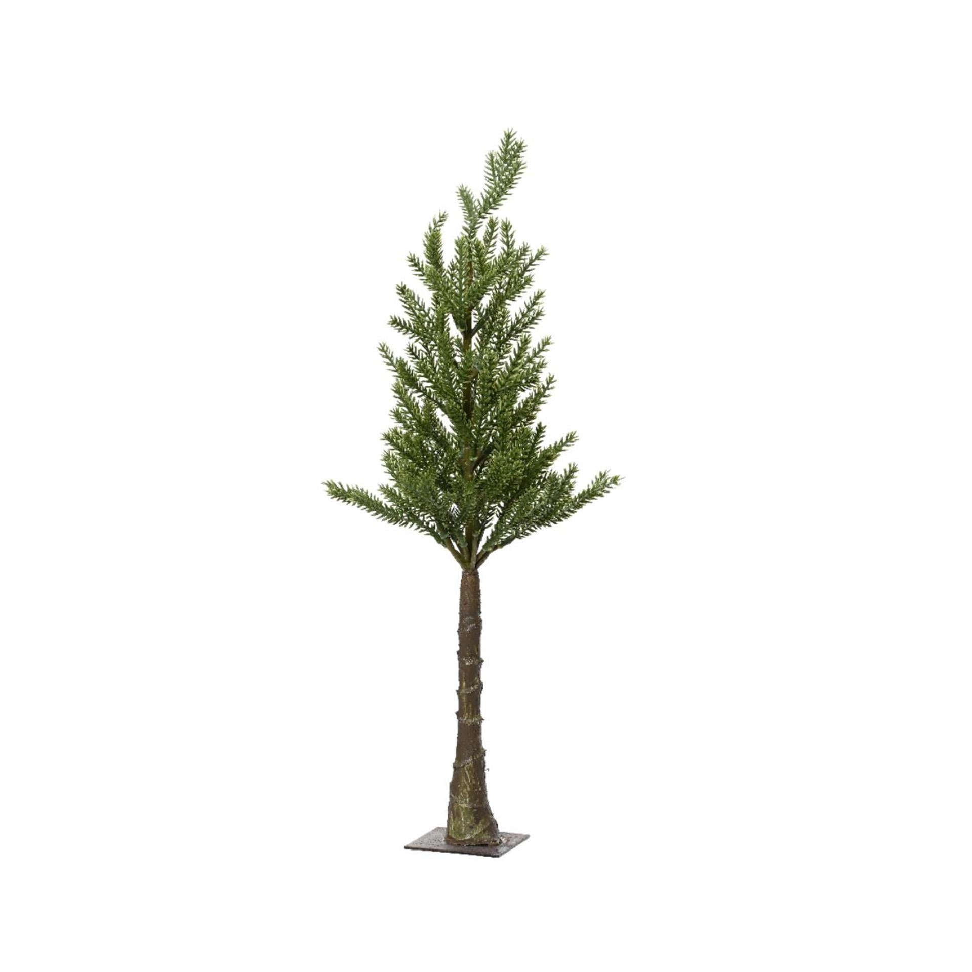 Decoris kunstkerstboom mini op stam ø18xh45cm