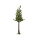 Decoris kunstkerstboom mini op stam ø18xh45cm