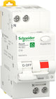 Schneider electric resi9 - aardlekautomaat - 1p+n - 16a - c-karakteristiek - 6000a - 30ma - type a