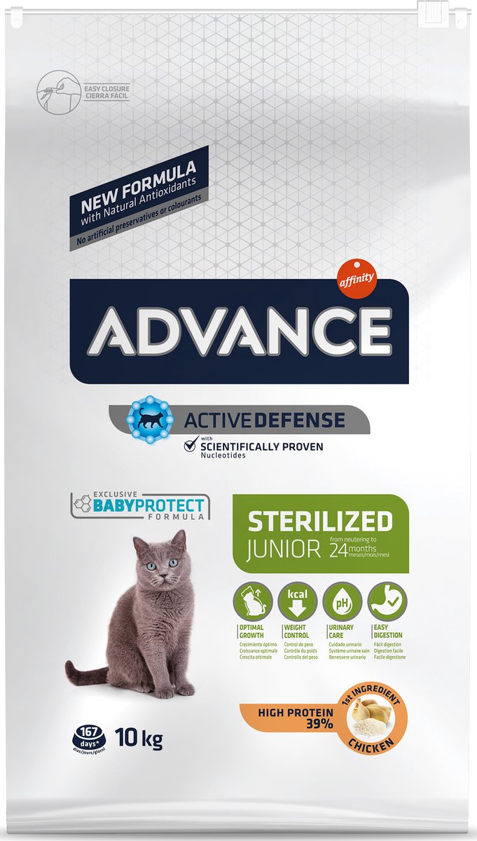 Advance - junior sterilized chicken kattenvoer