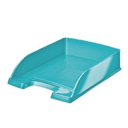 Leitz brievenbak wow polystyreen ijsblauw