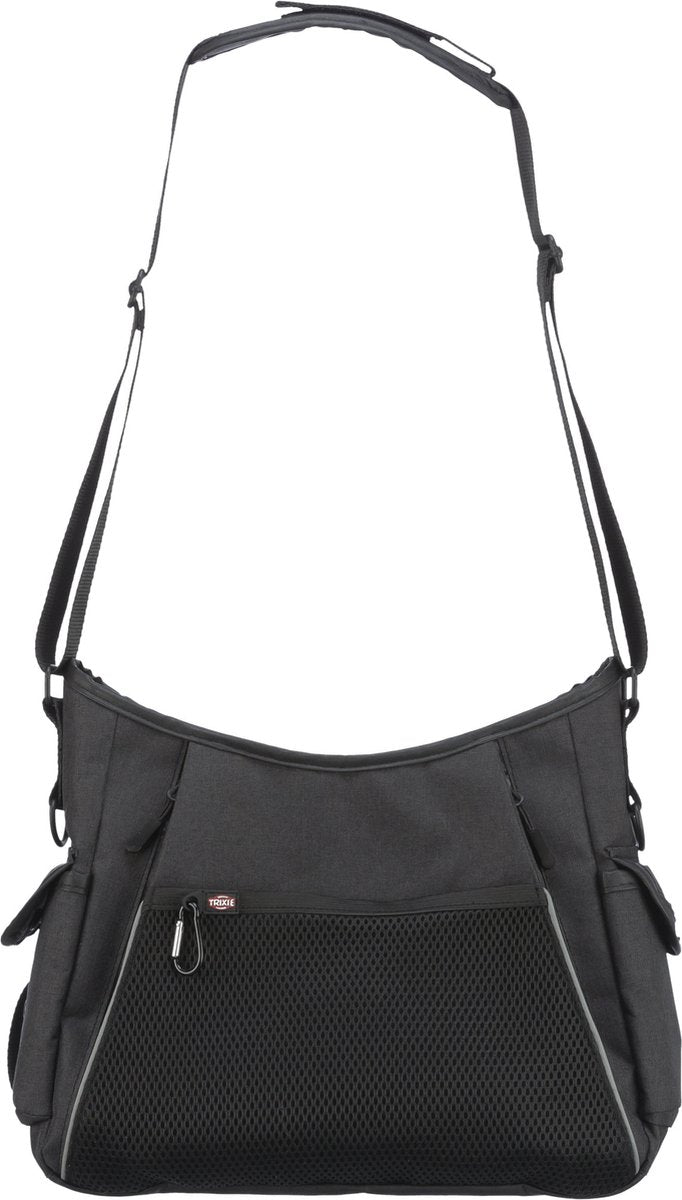 Trixie - uitlaat- en dummytas - antraciet - 34x9x29 cm one size