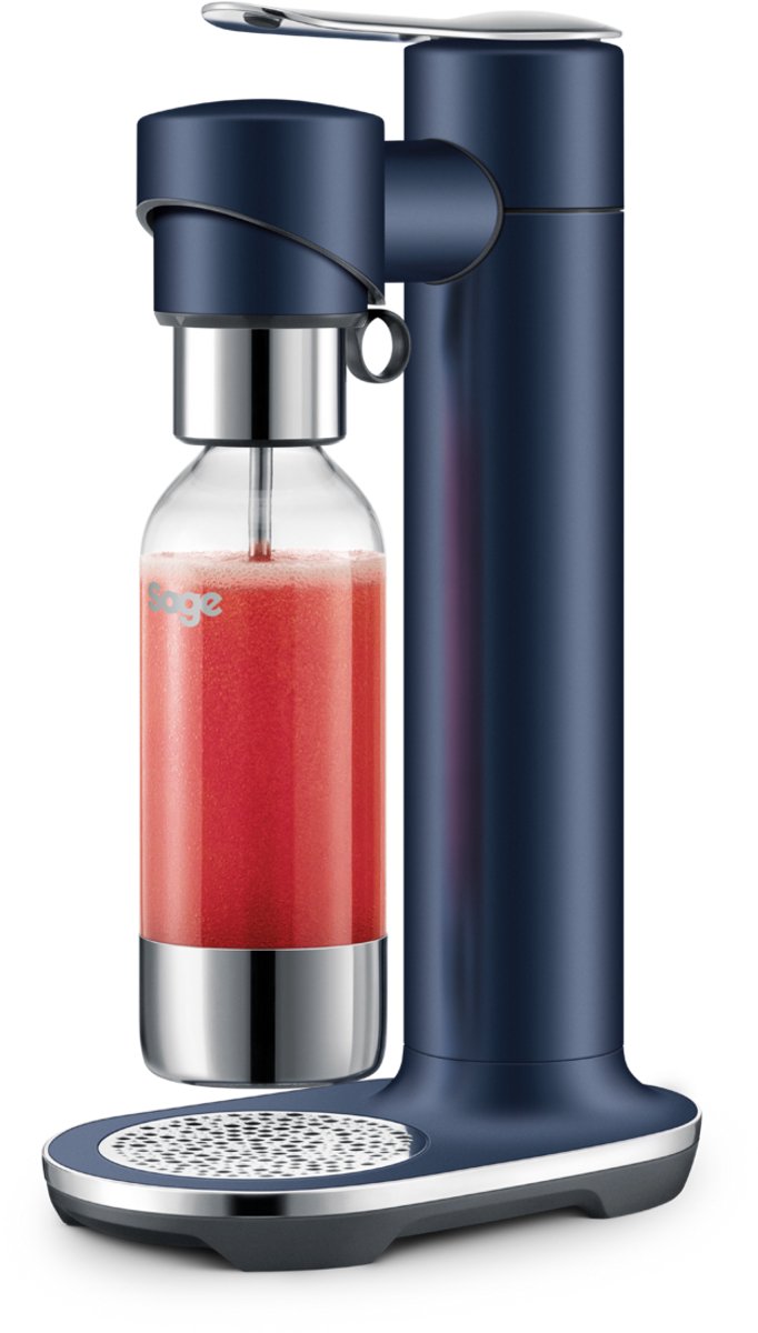 Sage sca800dbl the infizz™ fusion - damson blue - bruiswatertoestel met fusioncap - 1 liter - bruisend sap, bruisende wijn, bruisende cocktails thee