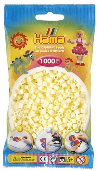 Hama strijkkralen 1000 stuks ivoor | 5 stuks