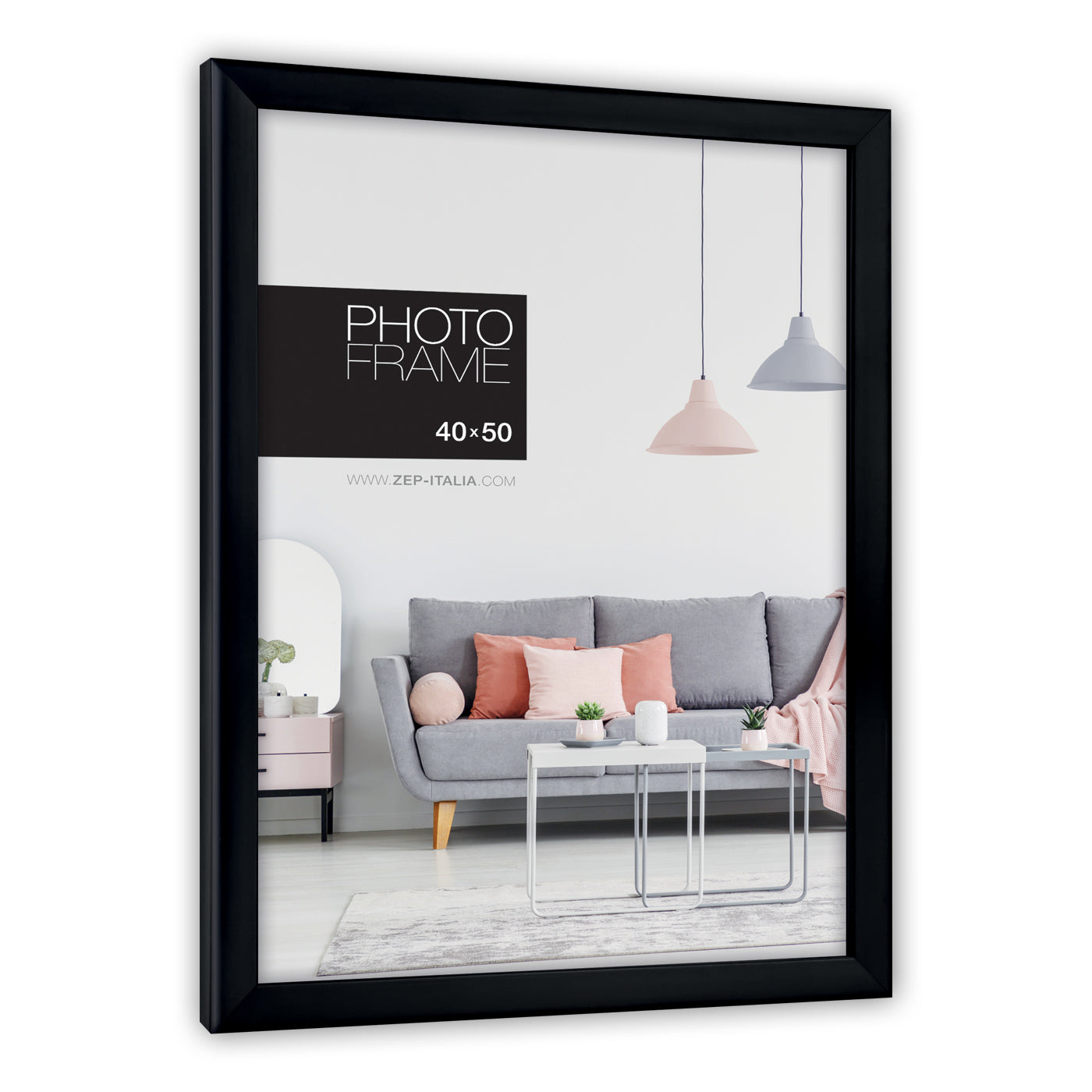 Zep fotolijst np54b edison black 40x50 cm