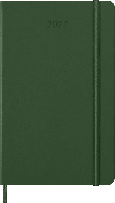 Moleskine 12 maanden agenda - 2027 - dagelijks - large - harde kaft - mirte groen