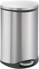 Eko - shell bin pedaalemmer 50 liter - stainless steel plastic - mat rvs - prullenbak
