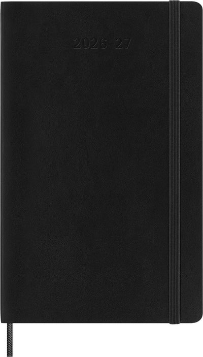 Moleskine 18 maanden agenda - 2026 27 - dagelijks - large - zachte kaft - zwart