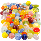 Https: www.cchobby.nl glazen-kralen-rond-ovaal-cirkel-d-6-13-mm-gatgrootte-0-5-1-5-mm-diverse-kleuren-350-gr-1-doos - afbeelding 1
