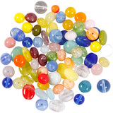 Https: www.cchobby.nl glazen-kralen-rond-ovaal-cirkel-d-6-13-mm-gatgrootte-0-5-1-5-mm-diverse-kleuren-350-gr-1-doos - afbeelding 2