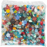Https: www.cchobby.nl glazen-kralen-bladeren-bloemen-d-6-17-mm-gatgrootte-0-5-1-5-mm-diverse-kleuren-350-gr-1-doos - afbeelding 2