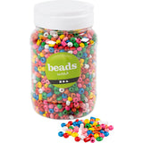 Https: www.cchobby.nl houten-kralen-d-5-8-mm-gatgrootte-1-5-mm-ca-2170-stuk-diverse-kleuren-175-gr-400-ml-1-emmer - afbeelding 1