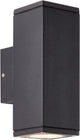 Brilliant hally - buitenlamp - ip44 - 2x gu10 - zwart