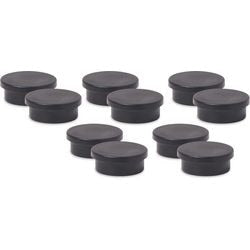 Magneten niceday zwart 20mm 10 stuks