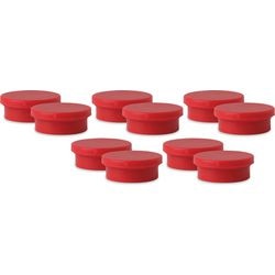 Magneten niceday rood 20mm 10 stuks