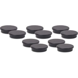 Magneten niceday zwart 30mm 10 stuks