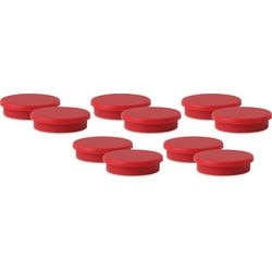 Magneten niceday rood 30mm 10 stuks