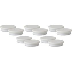 Magneten niceday 30mm wit 10 stuks