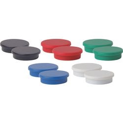 Magneten niceday 30mm 5-kleuren 10st