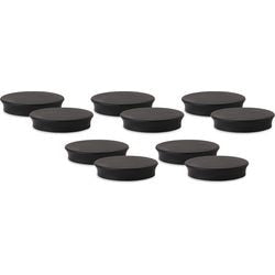 Magneten niceday zwart 40mm 10 stuks