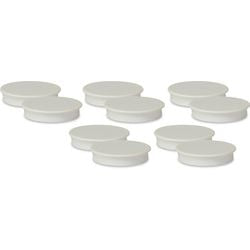 Magneten niceday 40mm wit 10 stuks