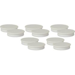 Magneten viking 40mm wit 10 stuks