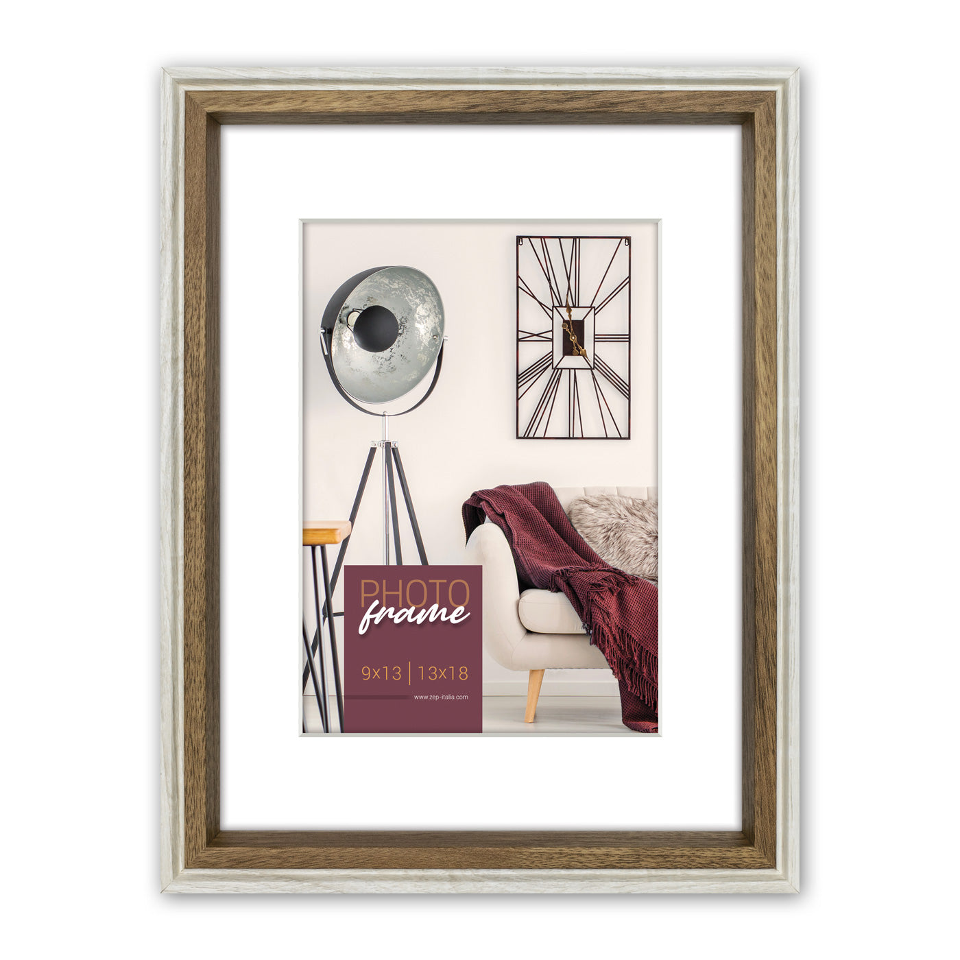 Zep fotolijst dn968b palmi brown 10x15 15x20 cm