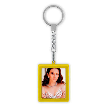 Zep foto sleutelhanger aa9w white 35x45 mm