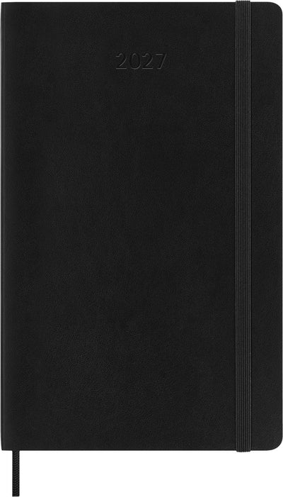 Moleskine 12 maanden agenda - 2027 - dagelijks - large - zachte kaft - zwart