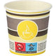 Papieren bekertjes star 100 ml 80st