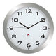 Wandklok alba horissimo m 38cn zilver grijs