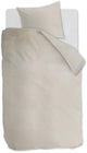 Ambiante cotton uni dekbedovertrek - effen - eenpersoons - 140x200 220 - zand