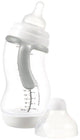 Difrax babyfles papfles - 310 ml - wit - 1 stuk - s-fles - anti koliek