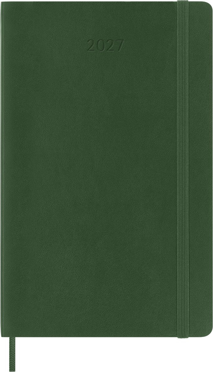 Moleskine 12 maanden agenda - 2027 - wekelijks - large - zachte kaft - mirthe groen