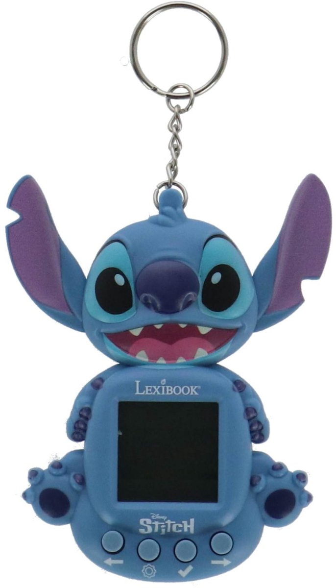 Lexibook disney stitch my best-e® console met lcd-scherm met 3 spelletjes uit het disney stitch universum