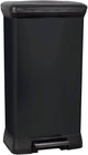 Curver decobin prullenbak - 50l - 39x29x72 cm - zwart