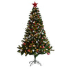 Everlands everland imperial pine inclusief decoratie en verlichting 210cm 380 led lampen warm wit