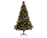Everlands everland imperial pine inclusief decoratie en verlichting 210cm 380 led lampen warm wit - afbeelding 1