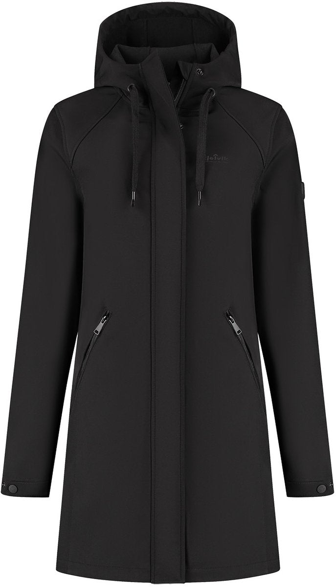 Kjelvik outdoorjas mila zwart 46