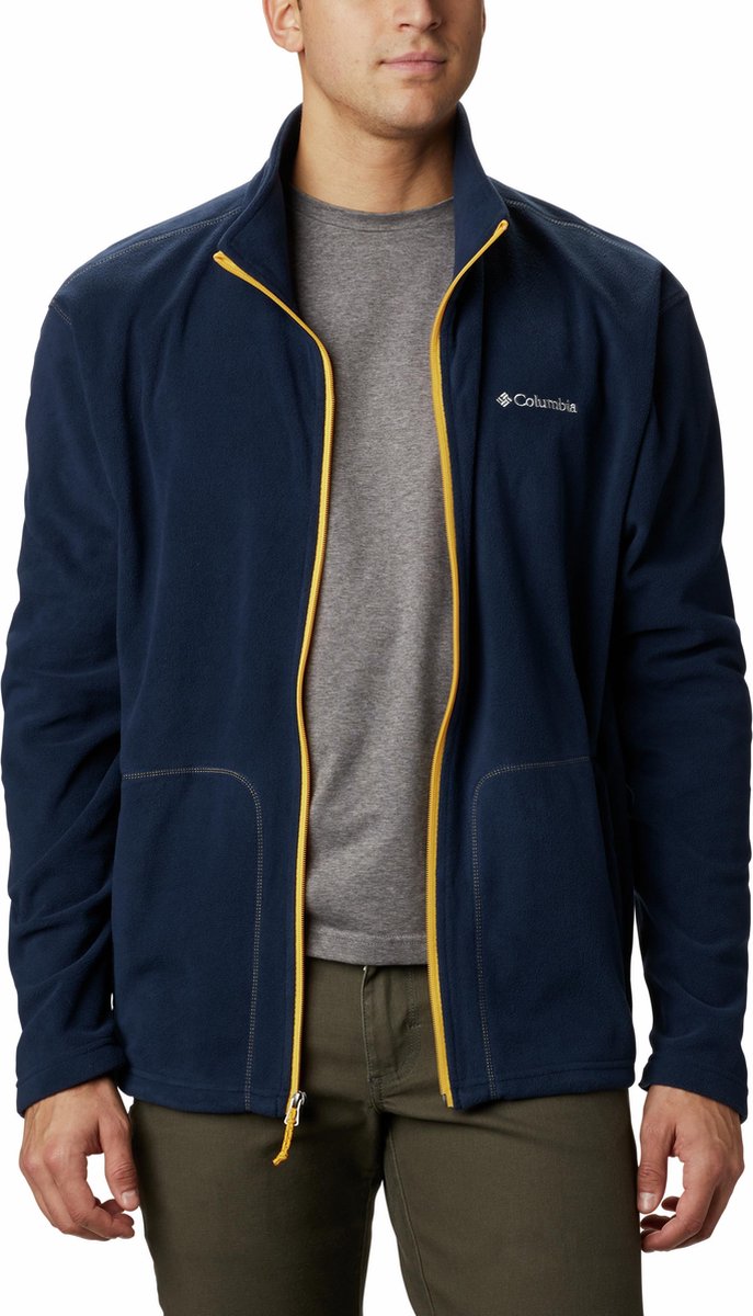 Columbia fast trek™ light full zip fleece fleece jas heren - fleece jas met volledige ritssluiting - fleece vest - blauw - maat xl