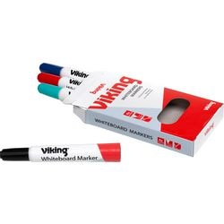 Whiteboard marker niceday wbm 2.5 kleurenassortiment 4 stuks