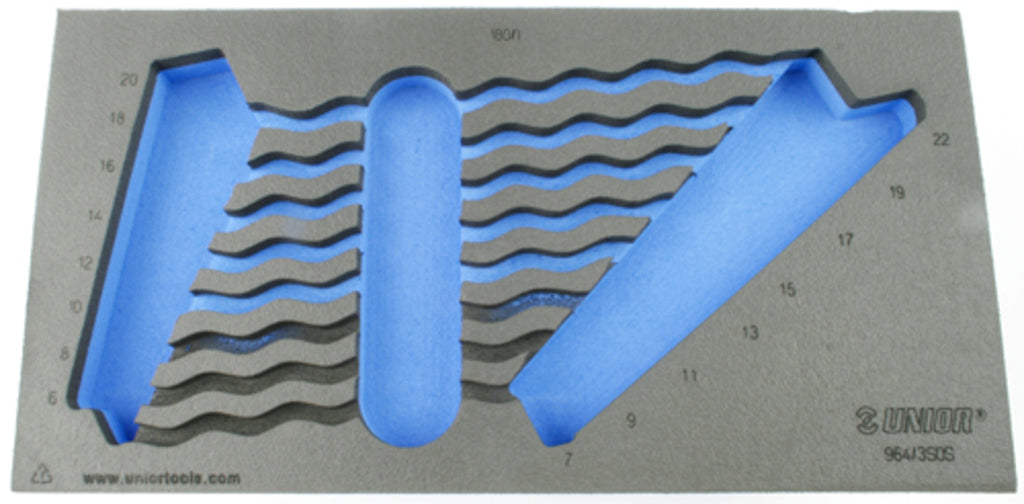 Unior foam inlay gereedschapwagen