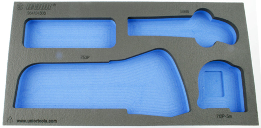 Unior foam inlay gereedschapwagen