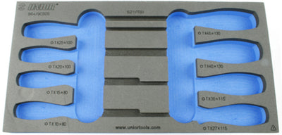 Unior foam inlay gereedschapwagen