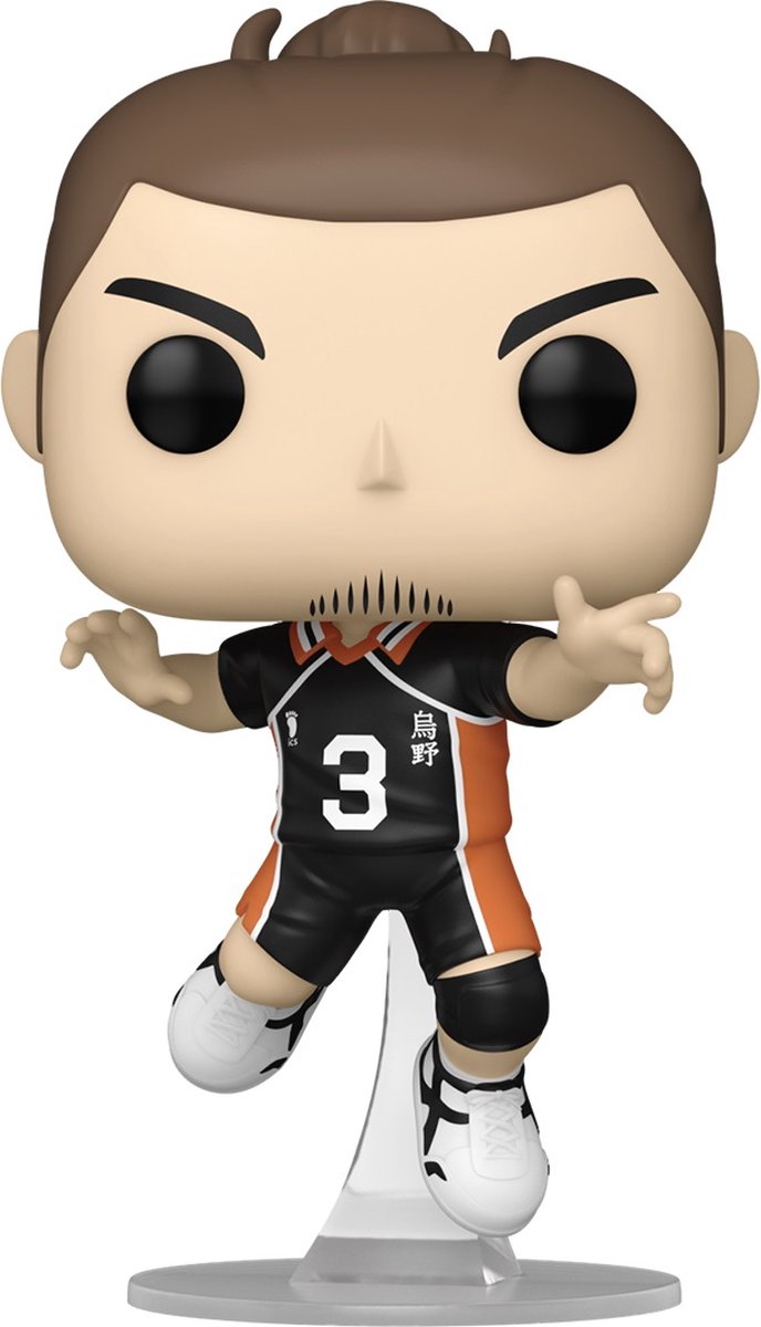 Funko haikyu!! - pop! animation asahi 9 cm verzamelfiguur - multicolours