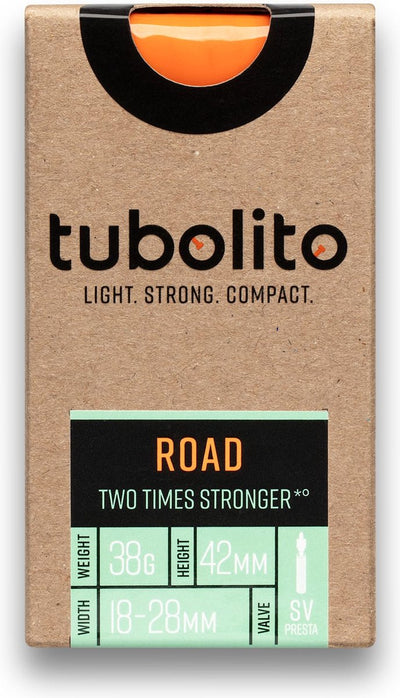 Tubolito binnenband road 700x18 32c - sv42 - sv 80mm orange